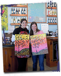 A big welcome to Painted Palette, spreading art & wine to the city, cheers to Carmel Road Chardonnay